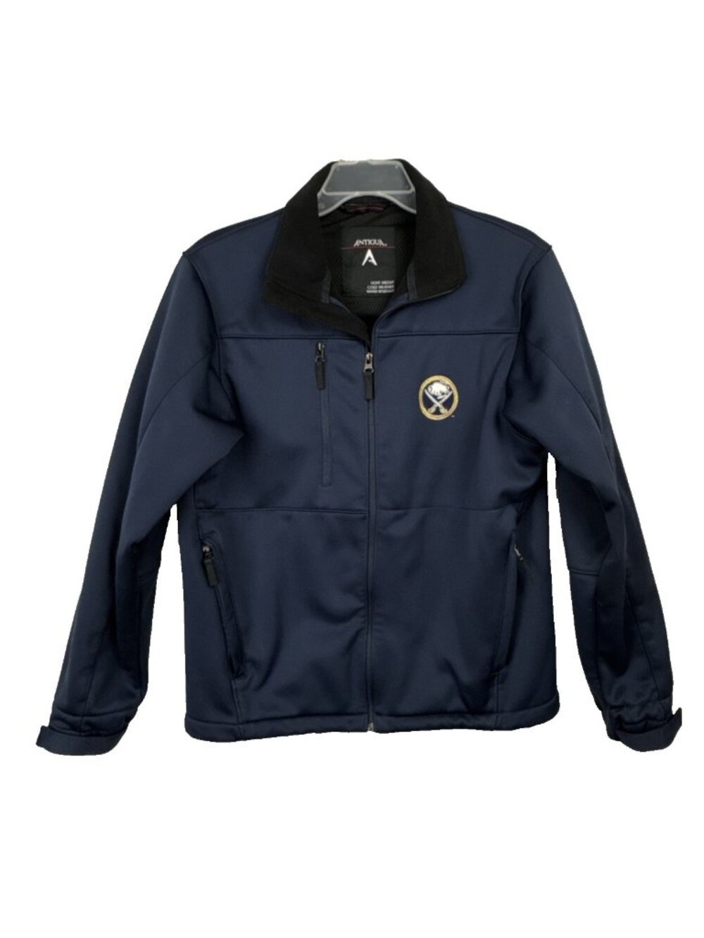 Antigua Buffalo Sabres Hockey Navy Blue Soft Shell Jacket Men's Small